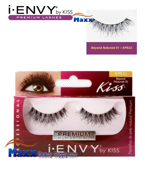 4 Package - Kiss i Envy Beyond Naturale 01 Eyelashes - KPE33